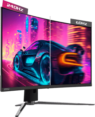 Msi MPG 321CURX QD OLED 32 Inch 240Hz 0.03Ms 4K UHD Curved G Sync Compatible KVM USB C Gaming Monitor