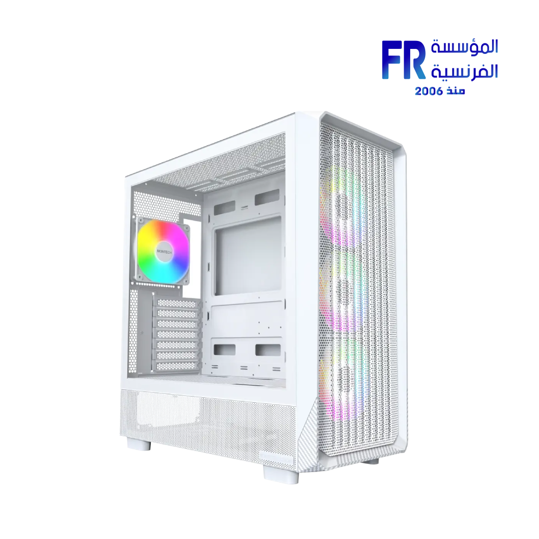 Montech X5 High Airflow Mesh ARGB White Mid Tower Case