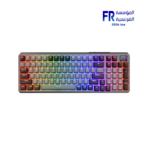 Cooler Master MK770 Kailh Box V2 White Switch 98 Key Gasket Mounted Hot Swappable PBT Keycaps 3 Mode Wireless Space Gray Mechanical Gaming Keyboard
