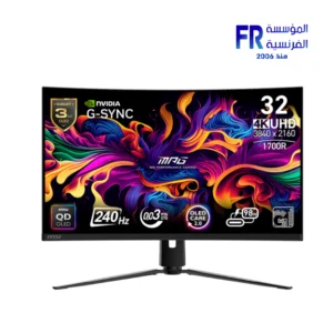 Msi MPG 321CURX QD OLED 32 Inch 240Hz 0.03Ms 4K UHD Curved G Sync Compatible KVM USB C Gaming Monitor