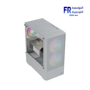 Aerocool B508A Argb Flow + Lux 650w 80 Plus Bronz White Mid Tower Case