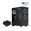 Aerocool B508A Argb Flow + Lux 650w 80 Plus Bronz Mid Tower Case