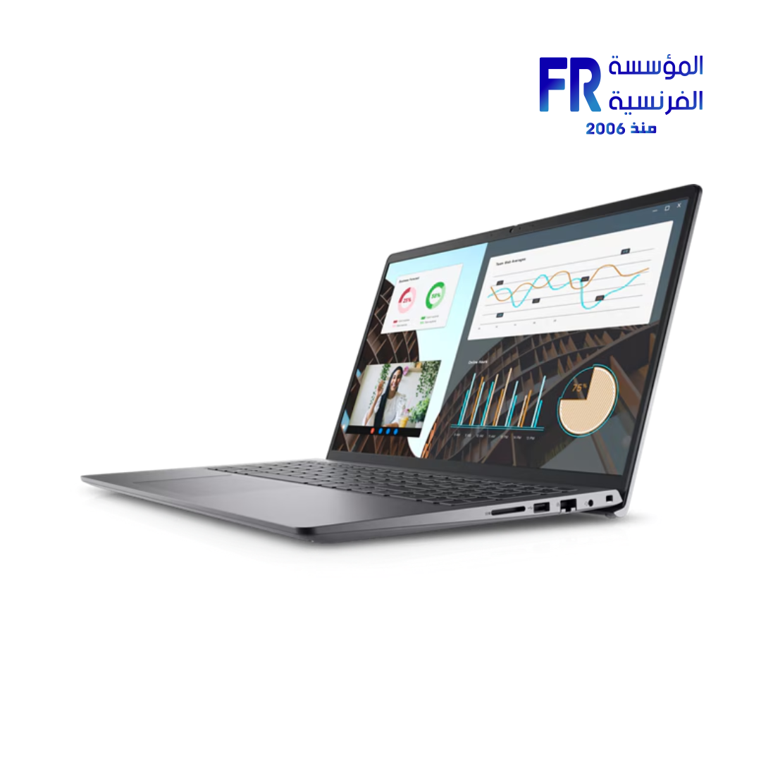 Dell Vostro 3530 - Intel Core i5-1334U - 8GB DDR4 - 512GB SSD - Intel UHD Graphics - 15.6 Inch FHD 120Hz - Carbon Black - Ubuntu Laptop