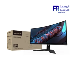 Gigabyte Gaming G34WQCP 34 Inch Ultrawide 180Hz 1Ms WQHD VA 1500R Curved VESA DisplayHDR 400 90% DCI-P3 Black Gaming Monitor