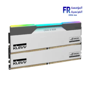 Klevv Cras V RGB ROG Certified 32GB (16GBx2) DDR5 6200Mhz CL32 White Desktop Memory