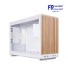 Lian Li DAN A3 Wooden Glass Edition White Micro Tower Gaming Case