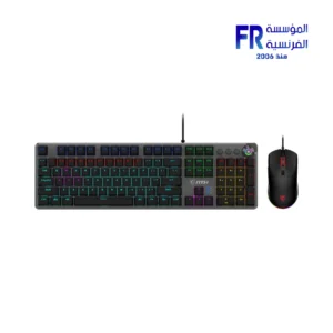 MSI Forge GK310 Red Switch RGB 7200 DPI Arabic Mechanical Wired Keyboard and Mouse Gaming Combo