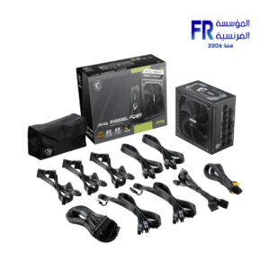 MSI MAG A1000GL PCIe5 1000W 80 Plus Gold Fully Modular Power Supply