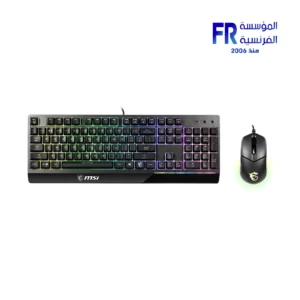 MSI Vigor GK30 Plunger RGB Arabic Wired Keyboard and Mouse Gaming Combo