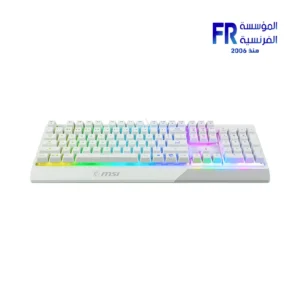 MSI Vigor GK30 Plunger Switch RGB Arabic White Wired Mechanical Feel Gaming Keyboard