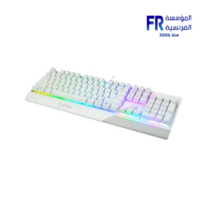 MSI Vigor GK30 Plunger Switch RGB Arabic White Wired Mechanical Feel Gaming Keyboard