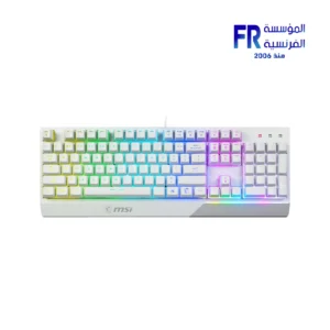 MSI Vigor GK30 Plunger Switch RGB Arabic White Wired Mechanical Feel Gaming Keyboard