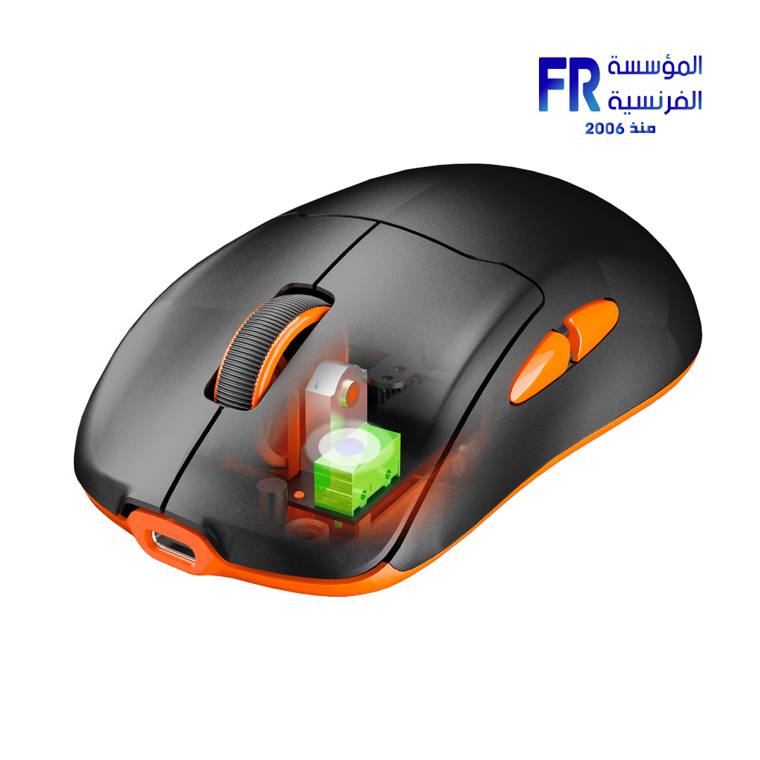 Meetion Air GW39 Lightweight Pixart PAW3395 With Charging Base 3 Mode Rechargeable Wireless And Bluetooth Gaming Mouse