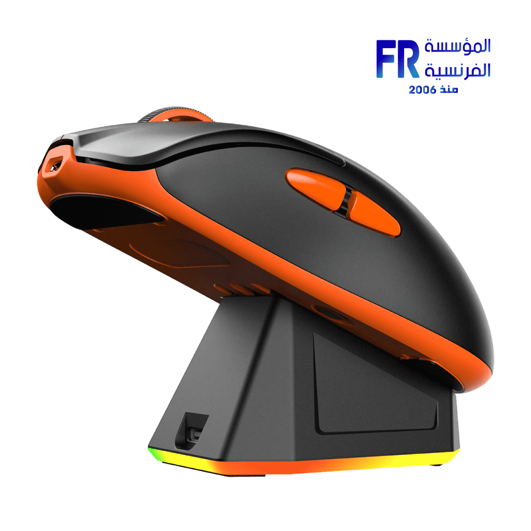 Meetion Air GW39 Lightweight Pixart PAW3395 With Charging Base 3 Mode Rechargeable Wireless And Bluetooth Gaming Mouse