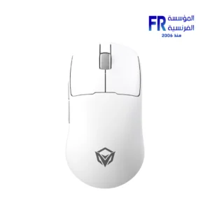 Meetion Air GW40 Lightweight Pixart PAW3311 3 Mode Rechargeable Wireless And Bluetooth Gaming White Mouse
