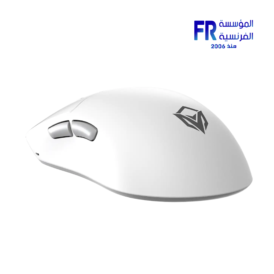 Meetion Air GW40 Lightweight Pixart PAW3311 3 Mode Rechargeable Wireless And Bluetooth Gaming White Mouse