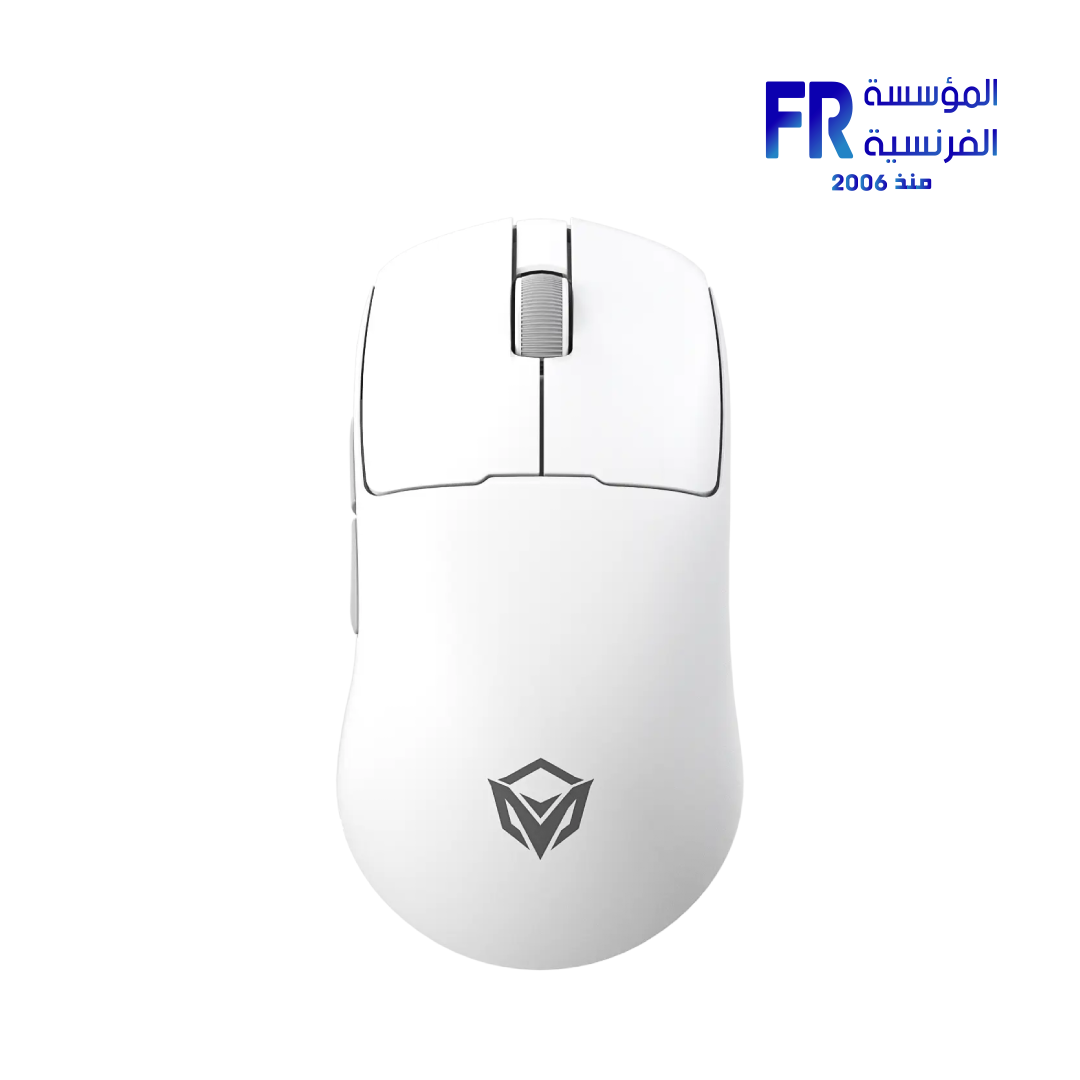 Meetion Air GW40 Lightweight Pixart PAW3311 3 Mode Rechargeable Wireless And Bluetooth Gaming White Mouse
