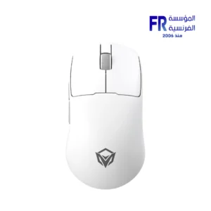 Meetion Air GW40 Pro Lightweight Pixart PAW3395 3 Mode Rechargeable Wireless And Bluetooth Gaming White Mouse