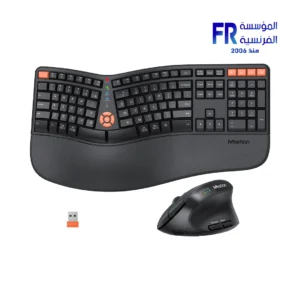 Meetion Director C2 Wireless And Bluetooth Dual Mode Ergonomic Keyboard And Mouse Combo