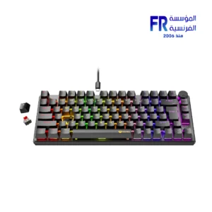 Meetion MK006 PRO RGB 75% Hot Swappable Red switch Arabic Wired Mechanical Keyboard