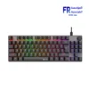 Meetion MK008 PRO RGB 80% TKL Hot Swappable Red switch Arabic Wired Mechanical Keyboard