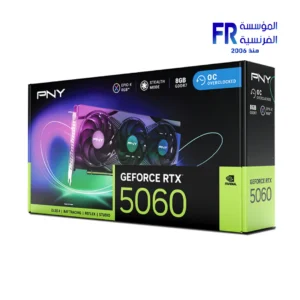 PNY EPIC X RGB GeForce RTX 5060 OC Edition Triple Fan 8GB GDDR7 Graphic Card