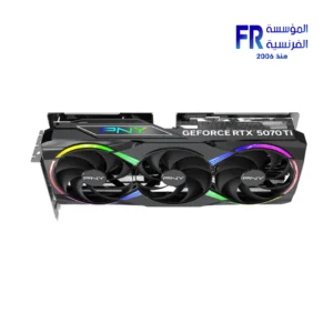 PNY EPIC X RGB GeForce RTX 5070 Ti OC Edition Triple Fan 16GB GDDR7 Graphic Card