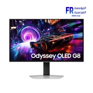 Samsung Odyssey G8 G81SF 27 Inch 240Hz 0.03Ms 4K UHD QD OLED Glare Free FreeSync Premium Pro Silver Gaming Monitor