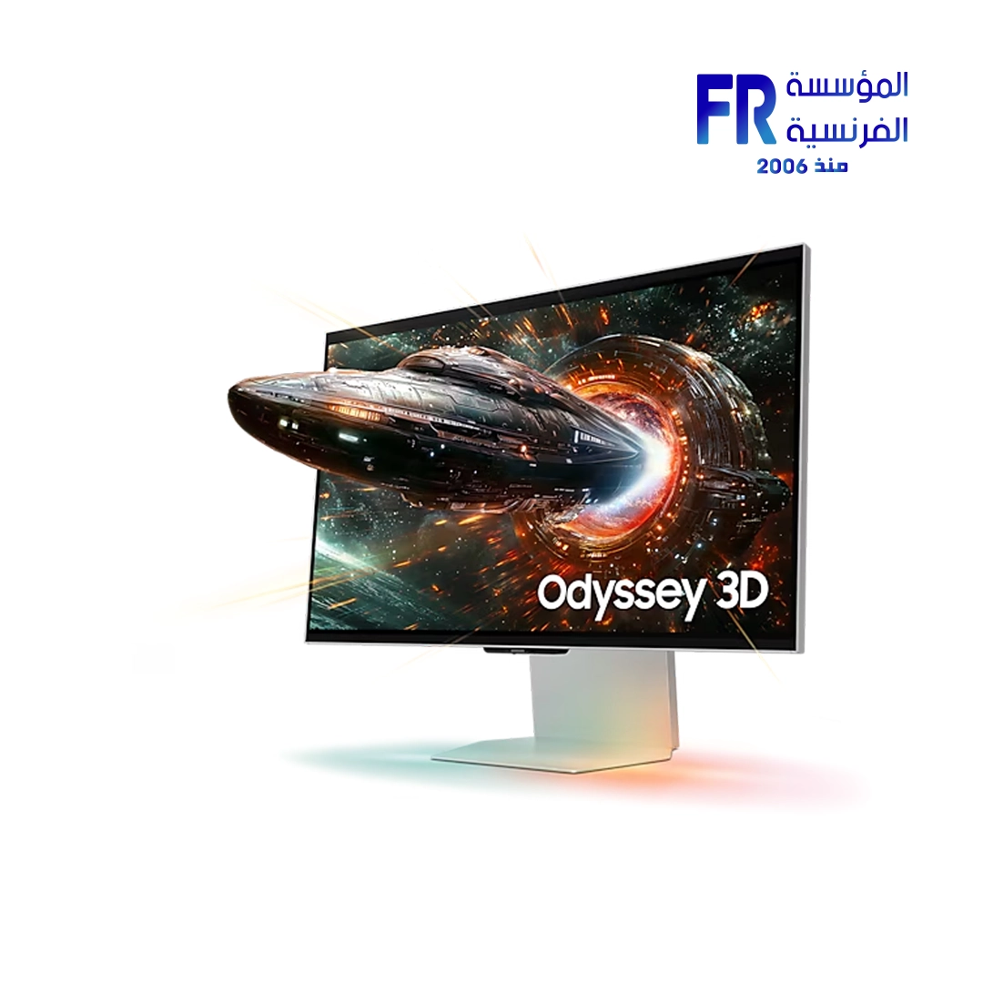 Samsung Odyssey G90XF 27 Inch 165Hz 1Ms 4K UHD IPS Glasses Free 3D G Sync Compatible Silver Gaming Monitor