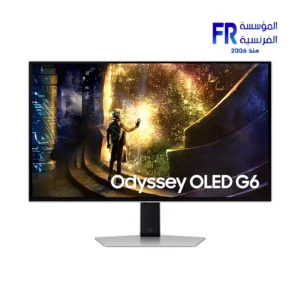 Samsung Odyssey OLED G6 G61SD 27 Inch 240Hz 0.03Ms QHD OLED Glare Free FreeSync Premium Pro G Sync Compatible Silver Gaming Monitor