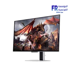 Samsung Odyssey OLED G8 G80SD 32 Inch 240Hz 0.03Ms 4K UHD OLED Glare Free FreeSync Premium Pro with Gaming Hub AI Processor Silver Gaming Monitor