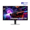 Samsung Odyssey OLED G8 G81SF 32 Inch 240Hz 0.03Ms 4K UHD QD OLED Glare Free FreeSync Premium Pro Silver Gaming Monitor