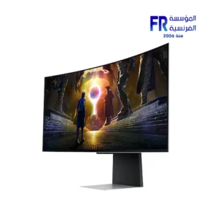 Samsung Odyssey OLED G8 S34DG850SU 34 Inch 175Hz 0.03Ms WQHD OLED Curved Glare Free FreeSync Premium Pro with Gaming Hub Silver Gaming Monitor