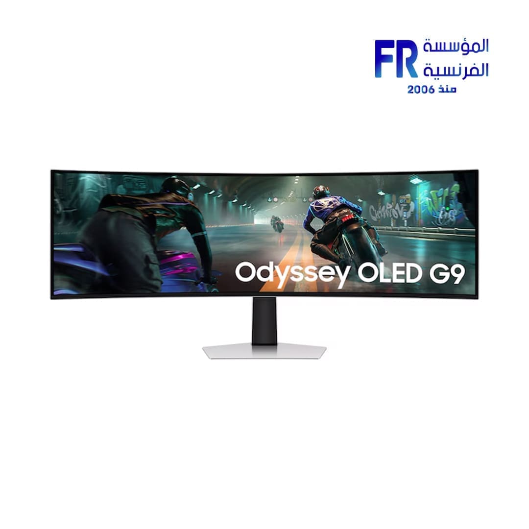 Samsung Odyssey OLED G9 G91SD 49 Inch 144Hz 0.03Ms DQHD OLED Curved Glare Free VESA DisplayHDR True Black 400 FreeSync Premium Pro G Sync Compatible Silver Gaming Monitor