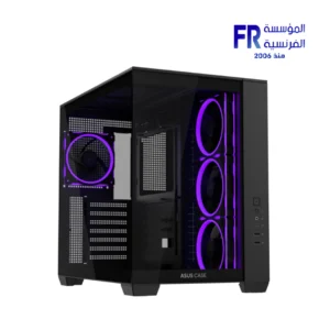 Asus A32 Plus TG With 4 ARGB Fans Black Mid Tower Gaming Case