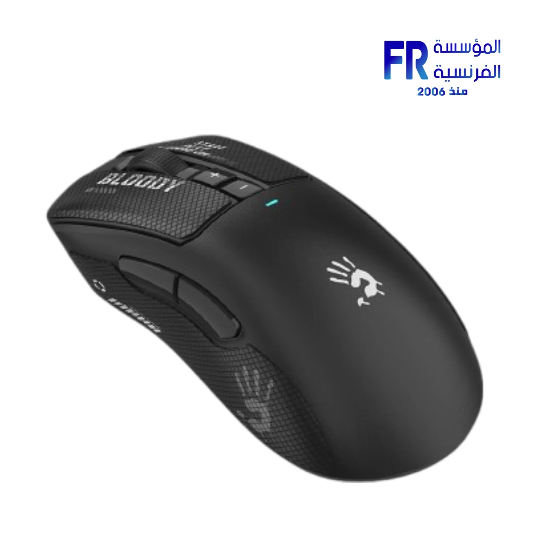 ⁦Bloody R73 Pro PAW3395 26000 CPI Black Dual Mode Wireless Wired Gaming Mouse⁩ - الصورة ⁦2⁩