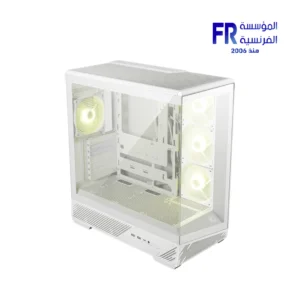 Msi Mag Pano 130R PZ Back Connect Support With 4 ARGB Fans White Mid Tower Gaming Case