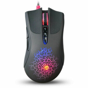 Bloody A90 black Light Strike wired gaming mouse with RGB lighting