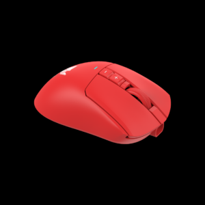Bloody R73 Ultra Pyro Blaze red gaming mouse, angled official product view