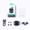 Joyroom JR-FN2 black true wireless earbuds with charging case and included accessories