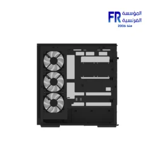 APNX P500A Panoramic Curved Glass Back-Connect Support With 4 120mm ARGB PWM Fans Black Mid Tower Gaming Case