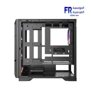 Antec AX1000 LITE Mesh TG With 4 140mm ARGB PWM Fans With Controller Black Mid Tower Gaming Case