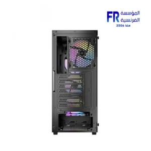 ⁦Antec AX61 Elite Mesh TG With 4 120mm ARGB Fans Black + Atom B750 750W 80 Plus Bronze Mid Tower Case⁩ - الصورة ⁦6⁩
