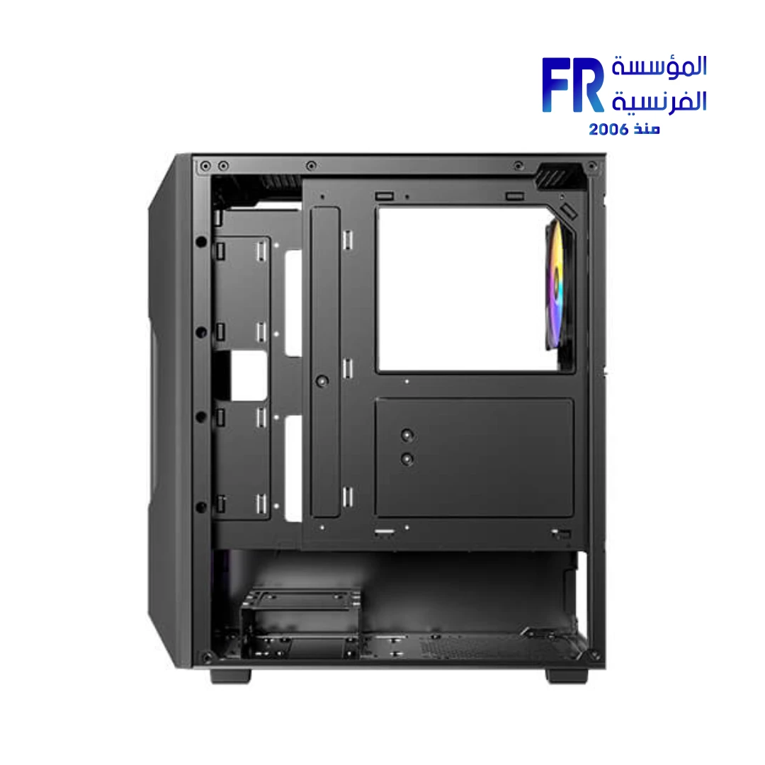 ⁦Antec AX61 Elite Mesh TG With 4 120mm ARGB Fans Black + Atom B750 750W 80 Plus Bronze Mid Tower Case⁩ - الصورة ⁦8⁩
