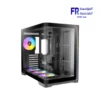 Antec C5 Curved Panoramic Curved Glass Dual Chamber Back-Connect Support With 4 120mm ARGB PWM Fans Black Mid Tower Gaming Case