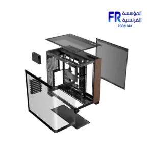 Antec C8 Curve Wood 0.8mm Thick Steel Back-Connect Support Black Full Tower Case