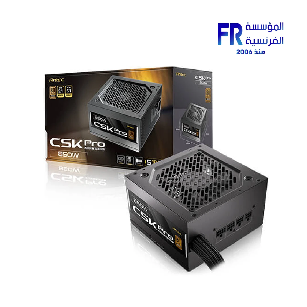 Antec CSK Pro 850W 80 Plus Bronze Atx3.1 Semi Modular Power Supply