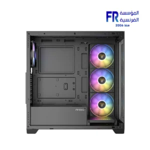 Antec CX300 Panoramic TG With 4 120mm ARGB Fans Black + Atom B750 750W 80 Plus Bronze Mid Tower Case