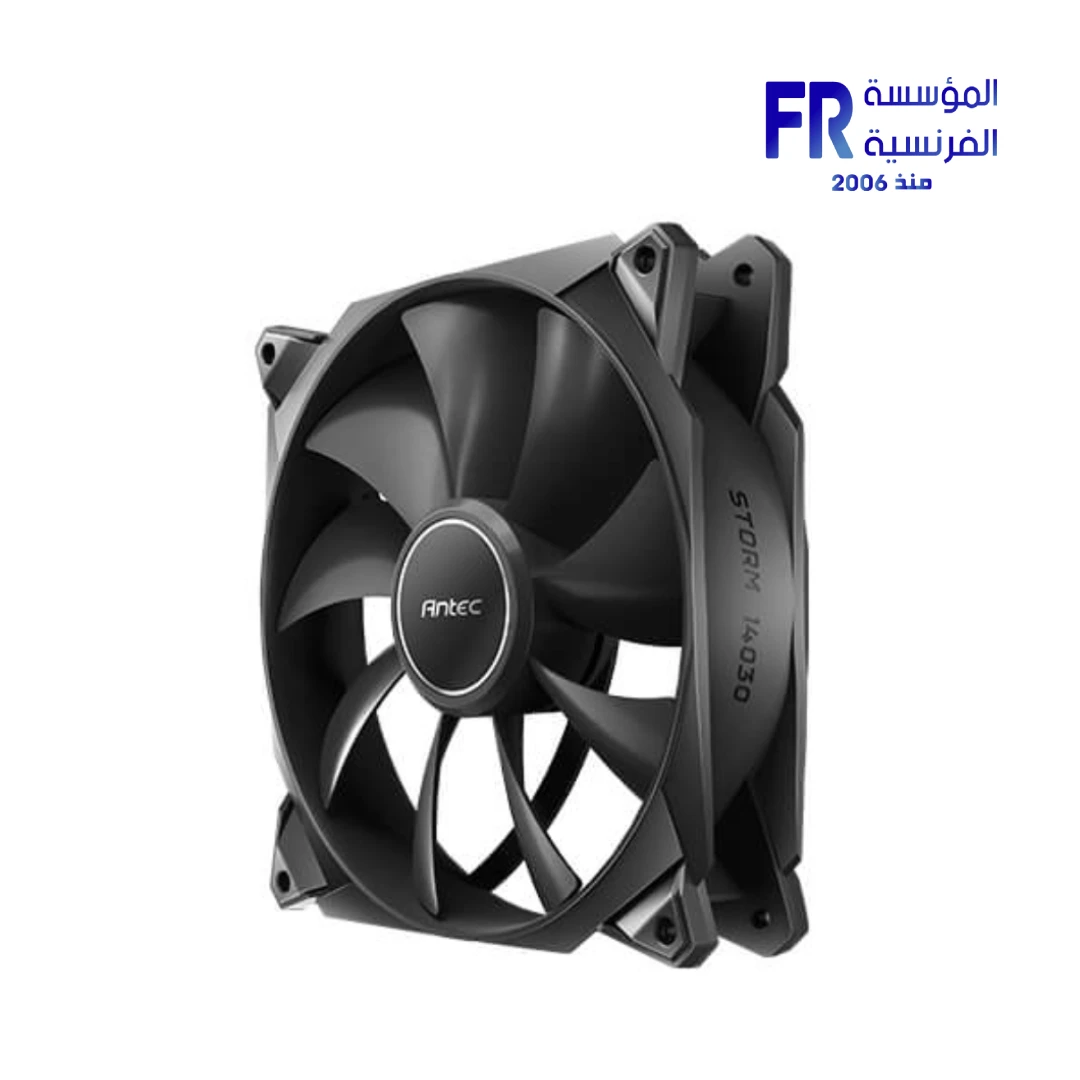 Antec Storm T3 140mm 1500 RPM FDB Bearing Daisy-Chain PWM Black 3 Fans