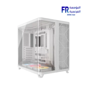 Corsair AIR 5400 RS-R ARGB Triple Chamber Curved Glass With 3x 120mm RS-R Fans White Full Tower Case